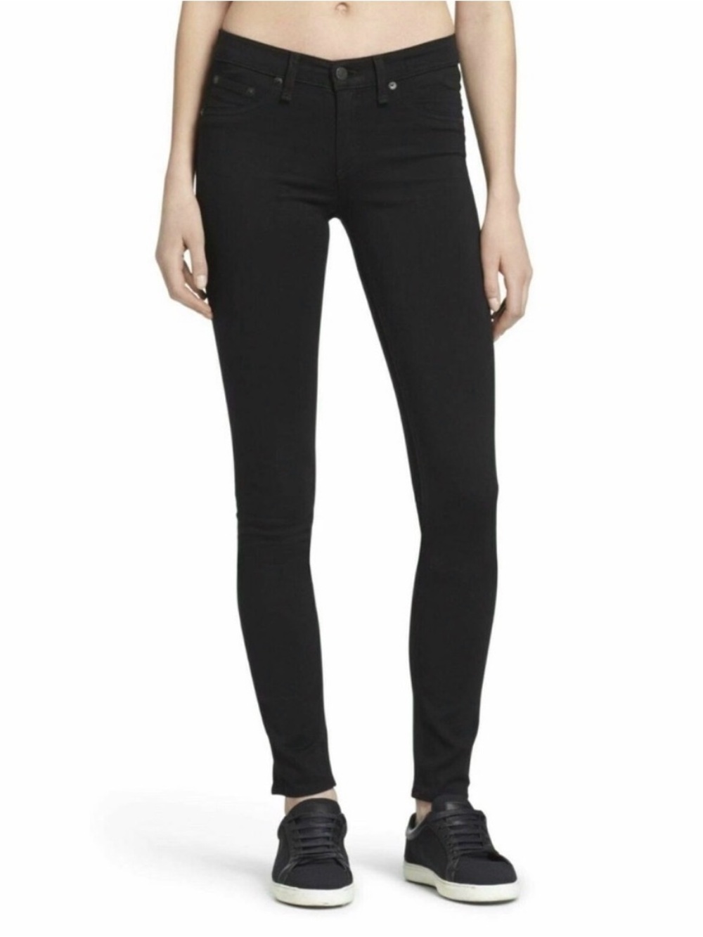 Rag & Bone Black Skinny Legging Jeans